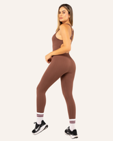Enterizo Sculpt Fit Largo - Cocoa